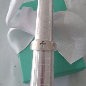 James Avery Narrow Crosslet Cross Ring, Sterling Silver 925, size 7